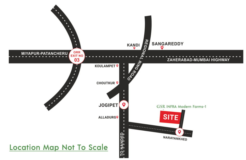 GSR Infra Location map